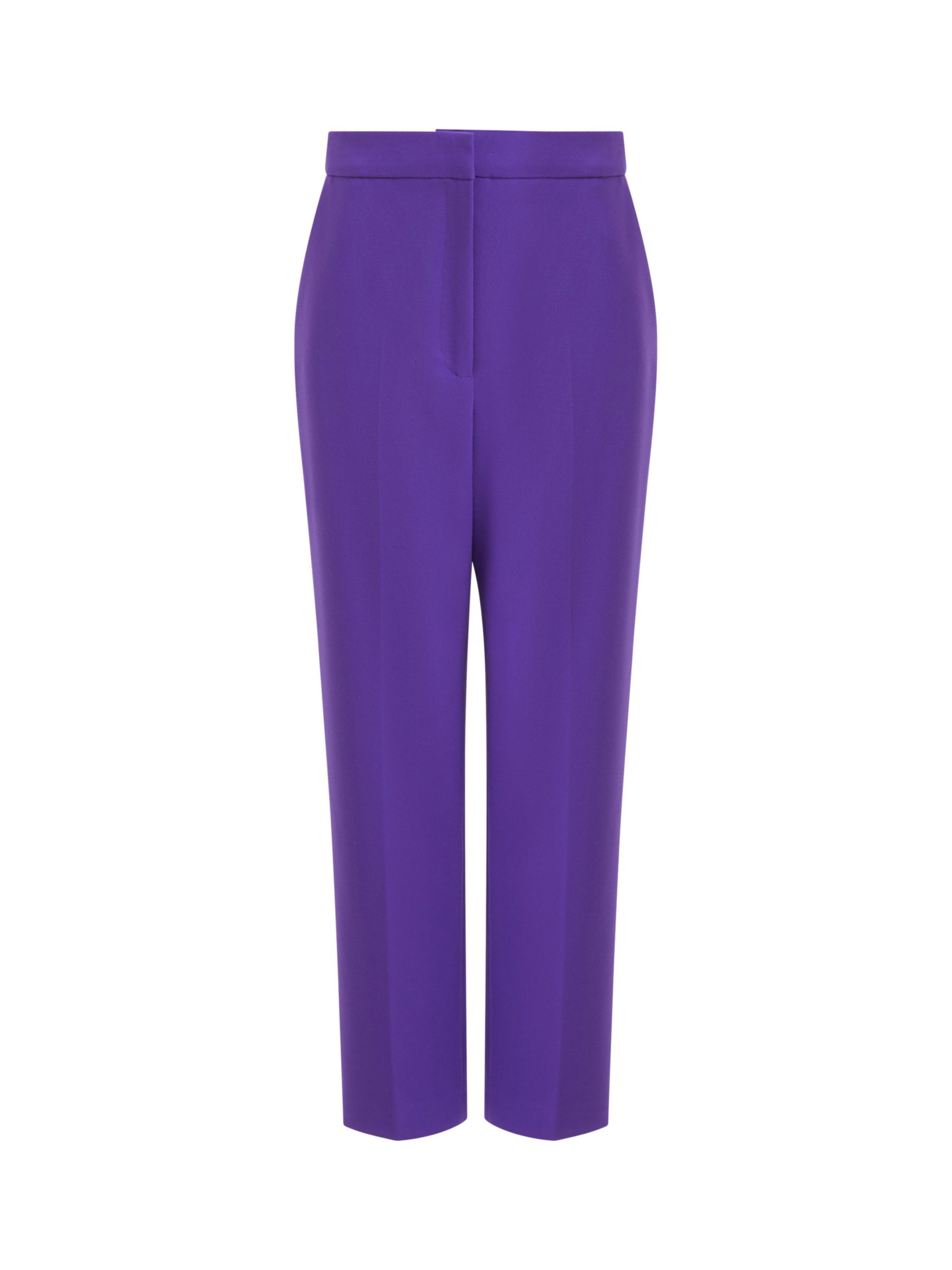 French Connection Whisper Trousers, Cobalt Violet at John Lewis & Partners