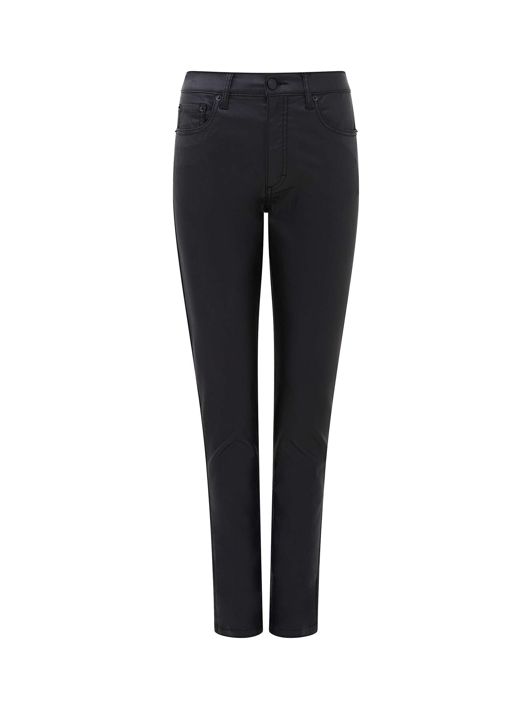 Buy French Connection Cotton Blend Rebound Gloss Jeans, Blackout Online at johnlewis.com