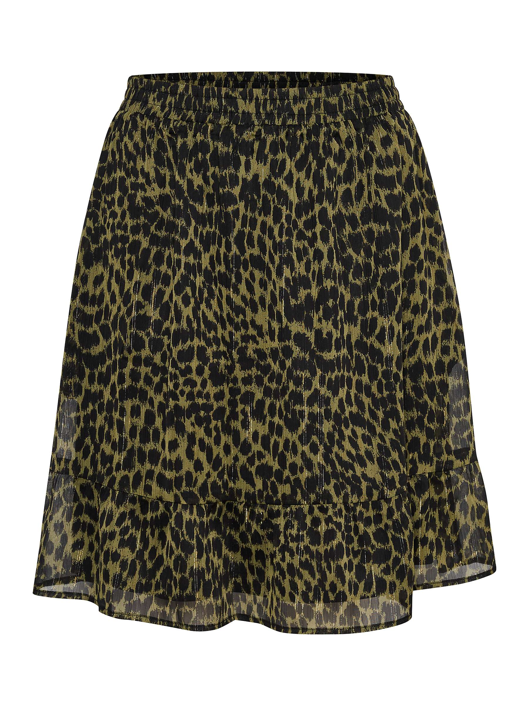 Buy KAFFE Timana Chiffon Knee Length Skirt, Grape Leaf Online at johnlewis.com