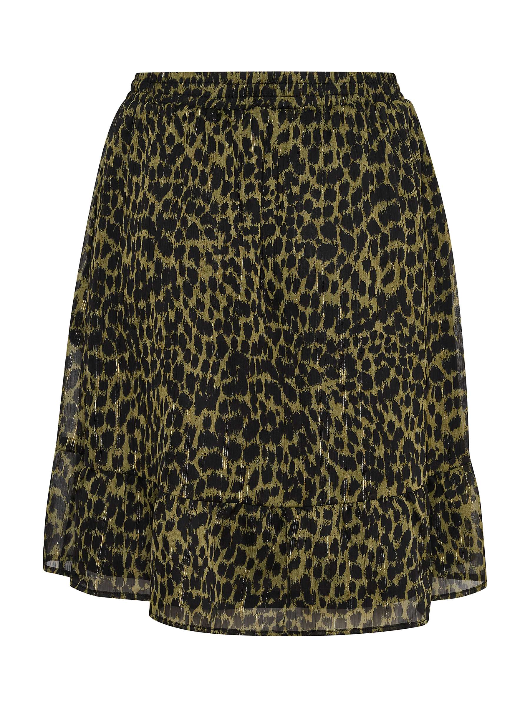 Buy KAFFE Timana Chiffon Knee Length Skirt, Grape Leaf Online at johnlewis.com