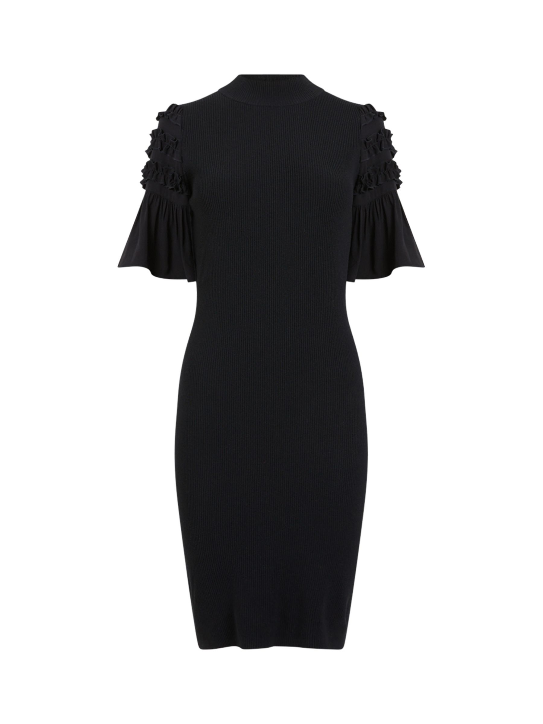 Buy French Connection Krista Mini Dress, Black Online at johnlewis.com