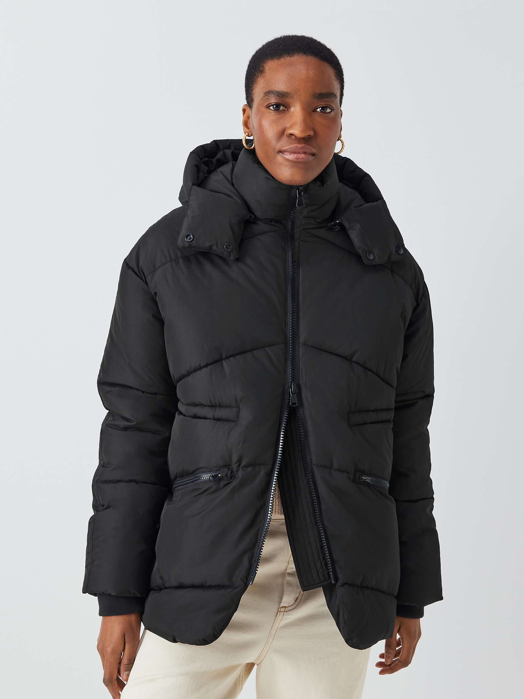 Buy John Lewis Recycled Polyester Hooded Puffer Coat Online at johnlewis.com