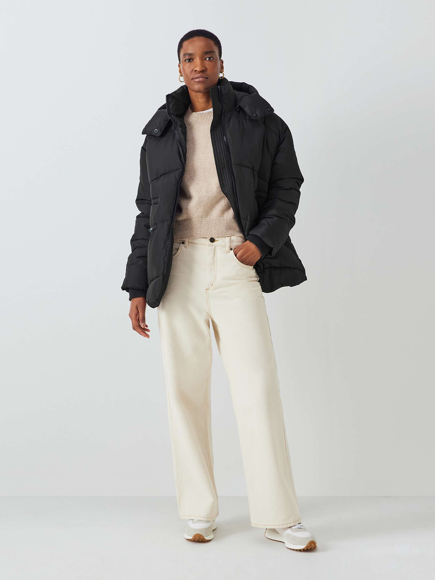 Buy John Lewis Recycled Polyester Hooded Puffer Coat Online at johnlewis.com