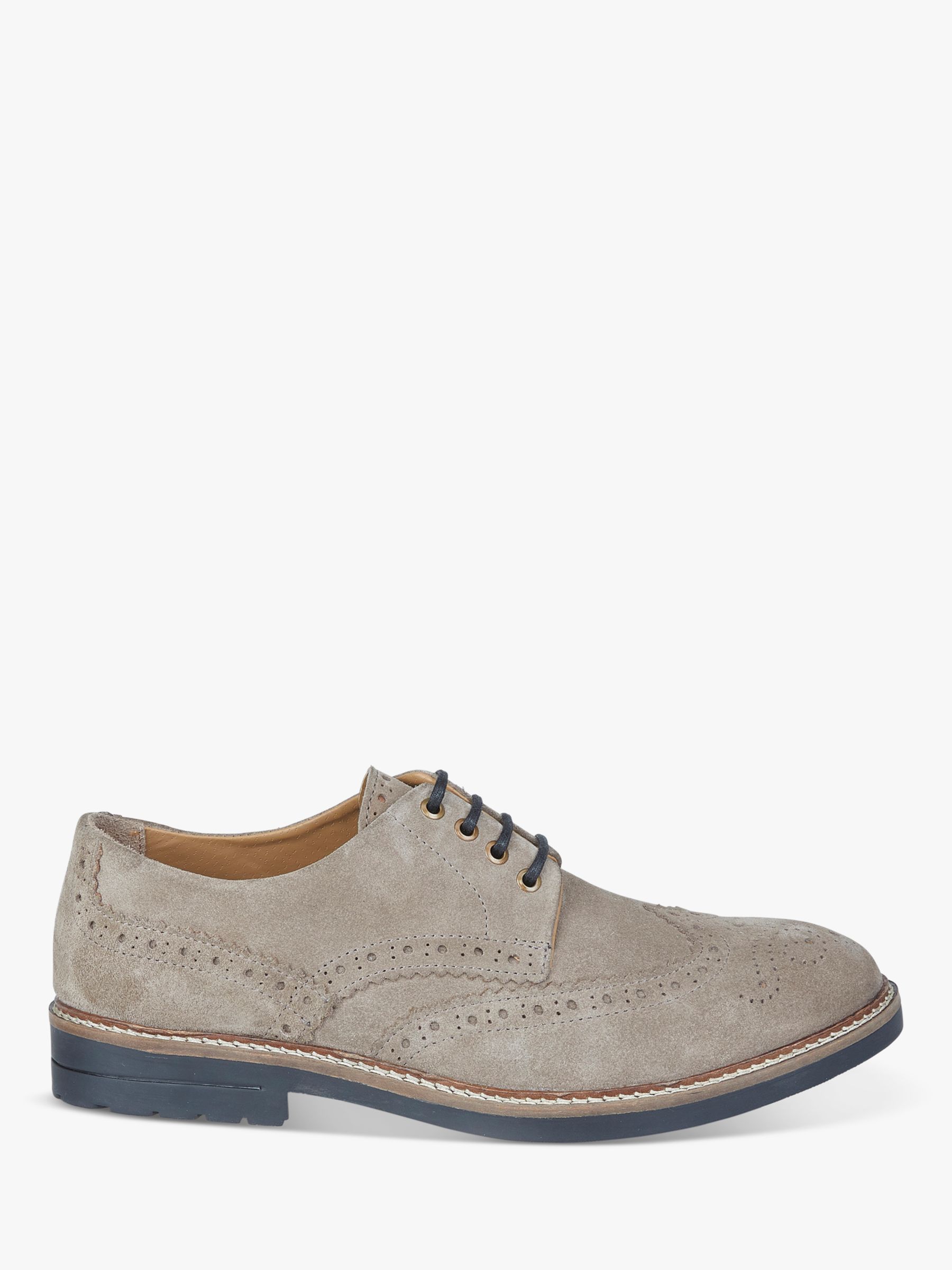 Silver Street London Tooting Suede Lace Up Brogue Shoes at John Lewis ...
