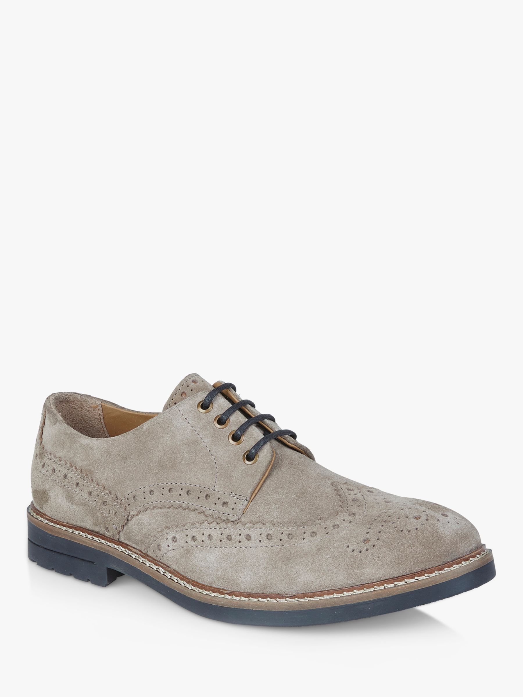 Silver Street London Tooting Suede Lace Up Brogue Shoes at John Lewis ...