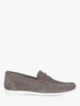 Silver Street London Stanhope Suede Loafers, Grey