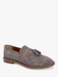 Silver Street London Charleston Suede Tassel Loafers, Grey