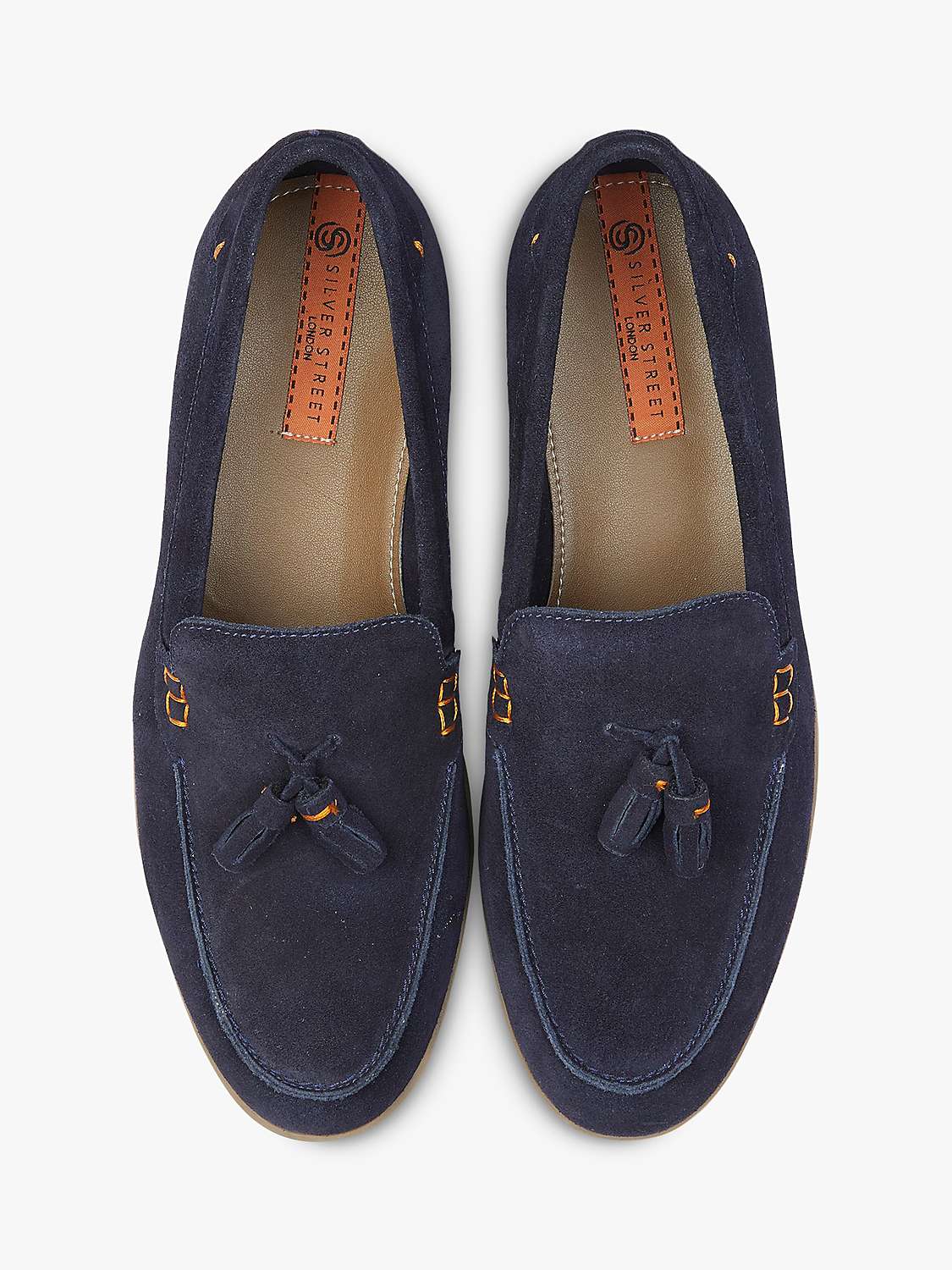Buy Silver Street London Wembley Suede Loafers Online at johnlewis.com