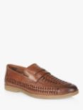 Silver Street London Perth Leather Loafers, Brown