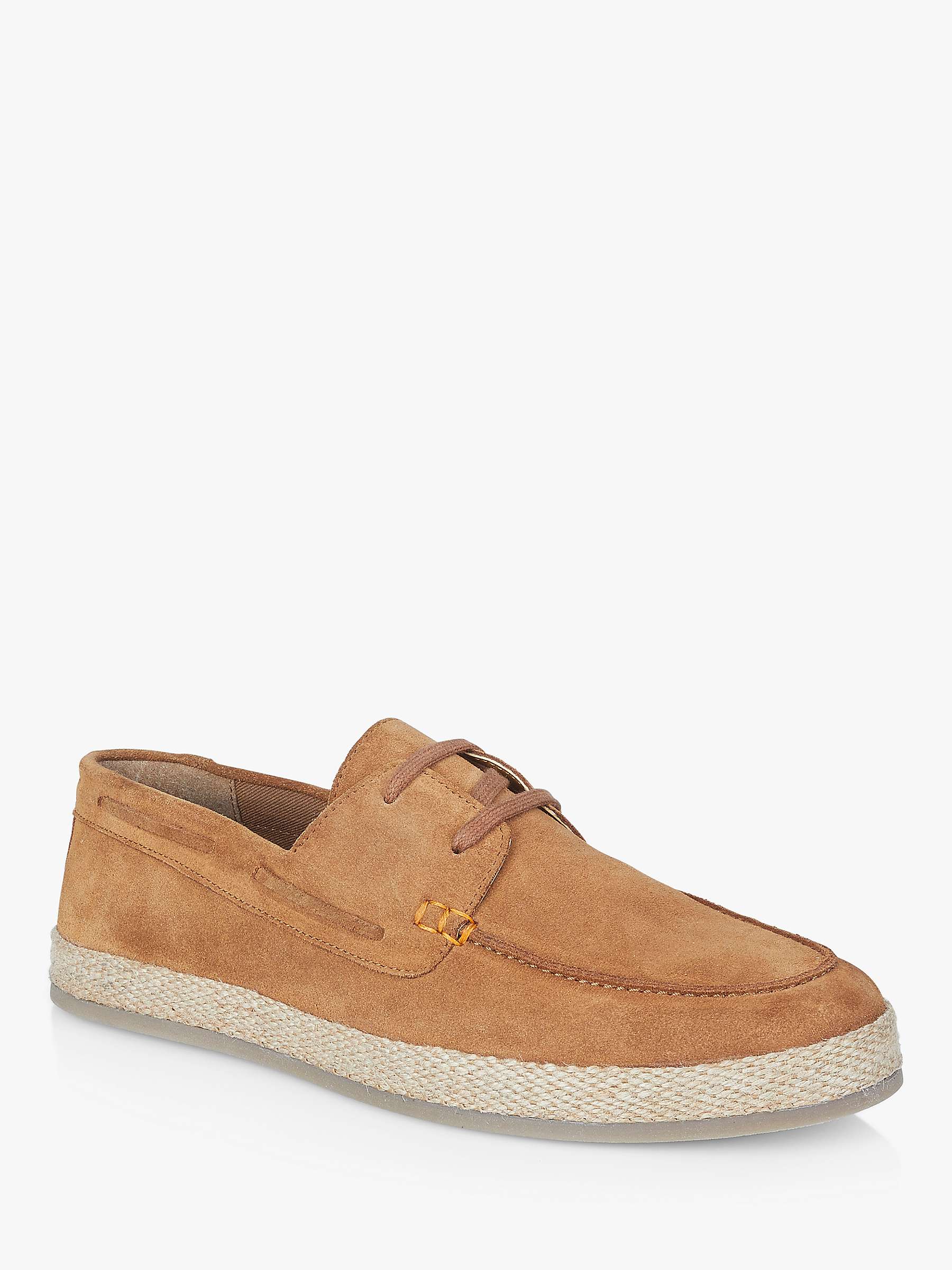 Buy Silver Street London Northolt Suede Lace Up Moccasin Shoes Online at johnlewis.com