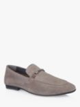 Silver Street London Tottenham Suede Loafers, Grey