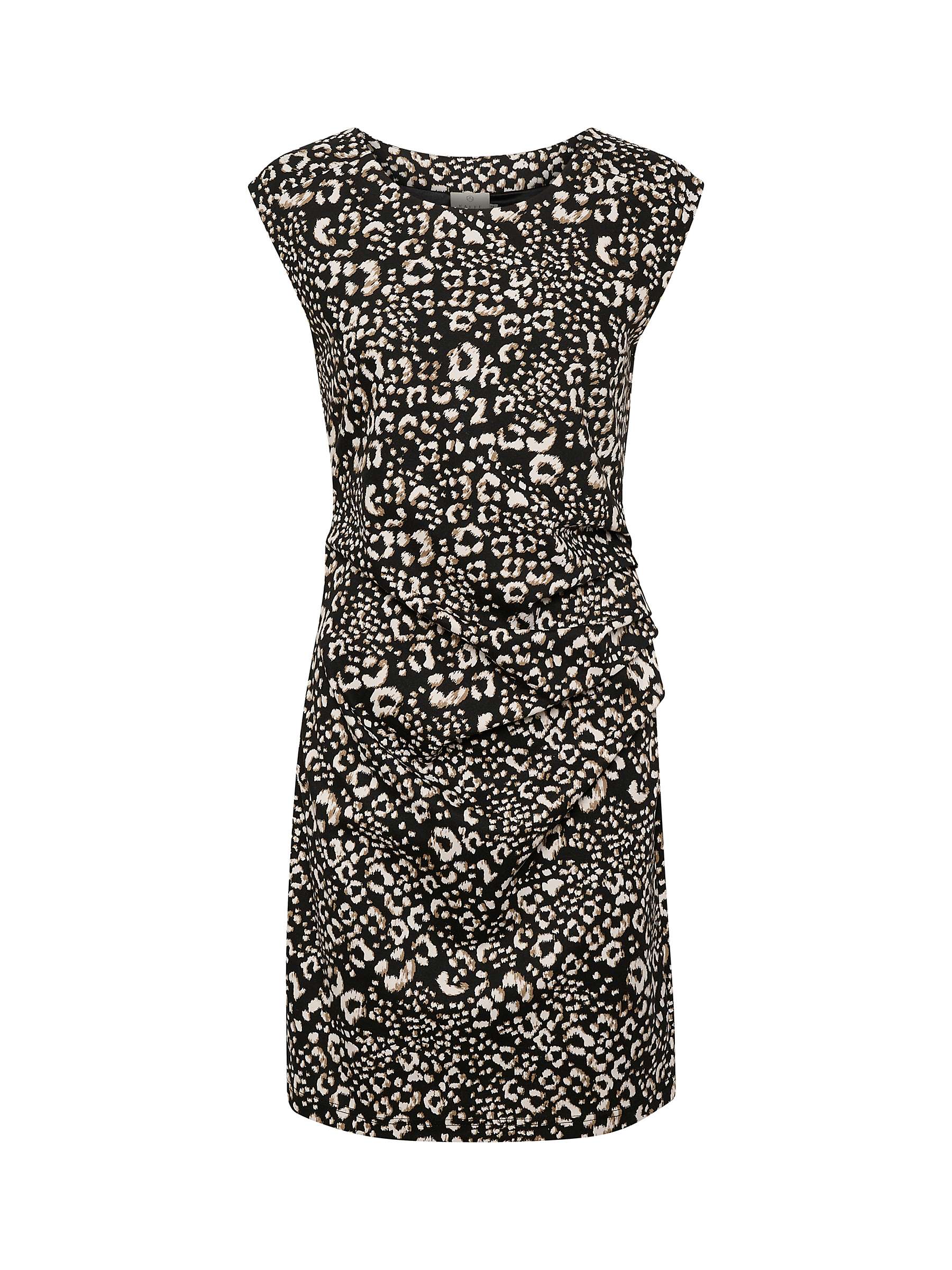 Buy KAFFE Mian India Cocktail Mini Dress, Black/Chalk Online at johnlewis.com