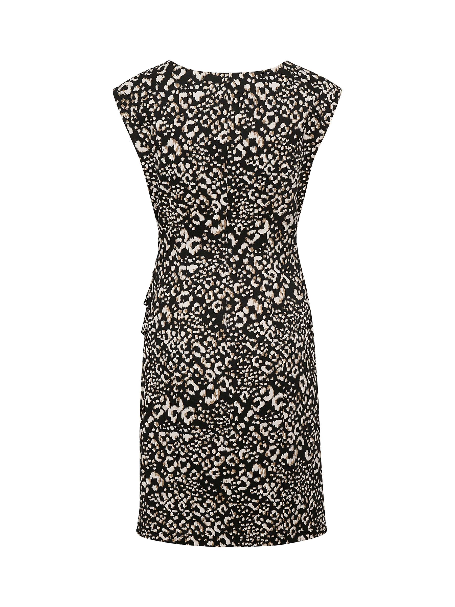 Buy KAFFE Mian India Cocktail Mini Dress, Black/Chalk Online at johnlewis.com