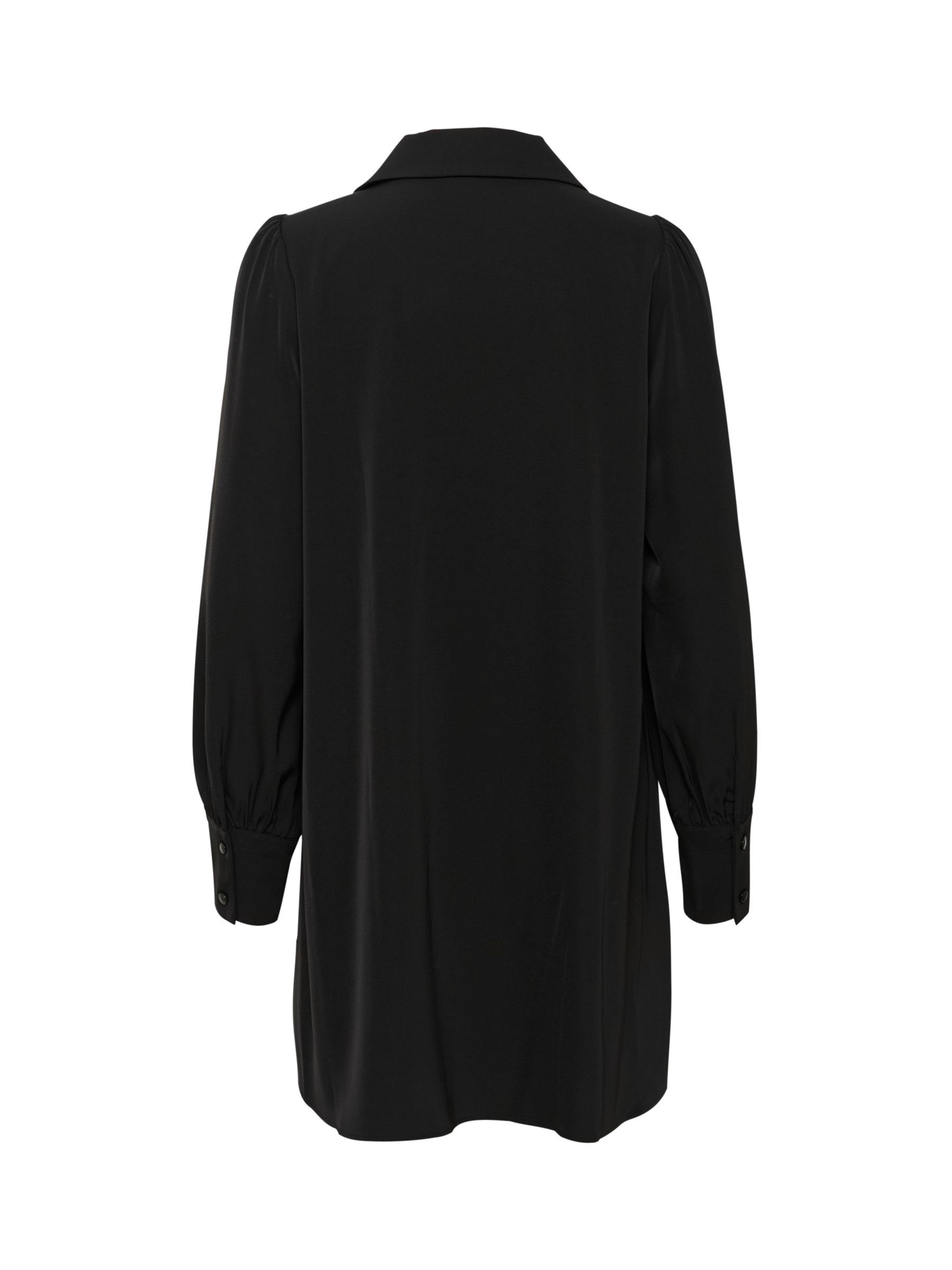 Buy KAFFE Signa Long Sleeve Mini Dress, Black Online at johnlewis.com