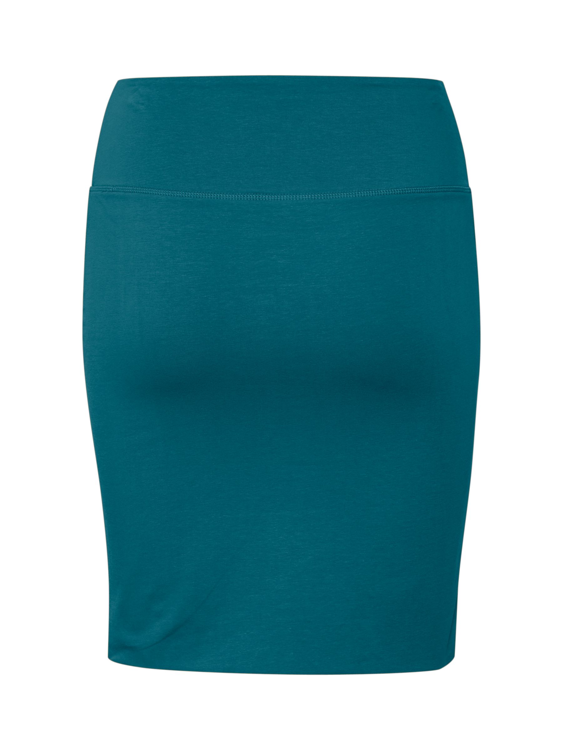 KAFFE Penny Jersey Pencil Skirt, Legion Blue at John Lewis & Partners
