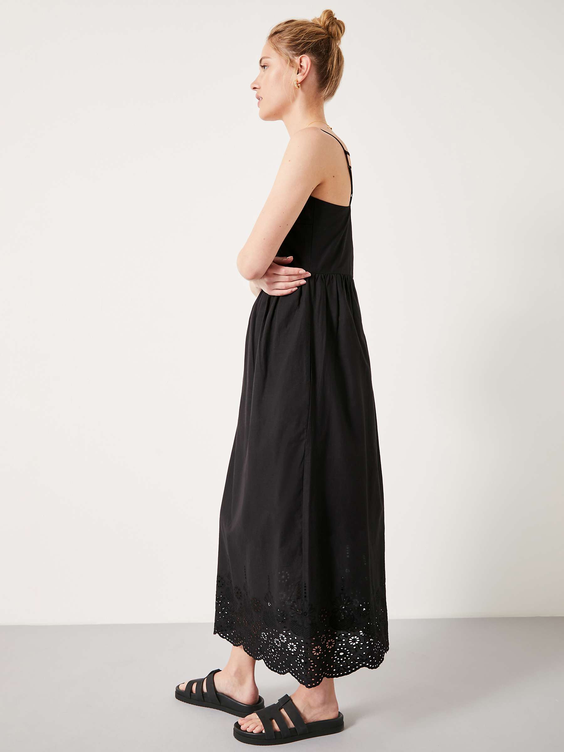 Buy HUSH Neesha Broderie Midi Dress Online at johnlewis.com