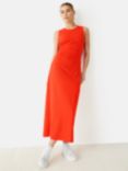 HUSH Sleveless Judy Jersey Midi Dress, Orange