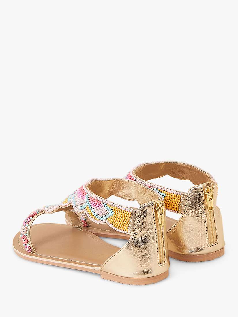 Buy Angels by Accessorize Kids' Funshine Beaded Sandal, Multi Online at johnlewis.com