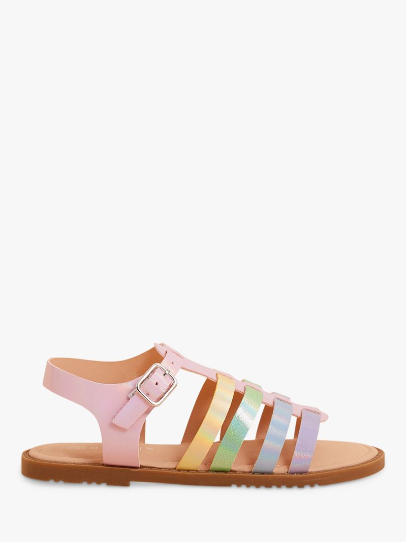 Angels by Accessorize Kids' Pastel Strap Gladiator Sandals, Multi at ...