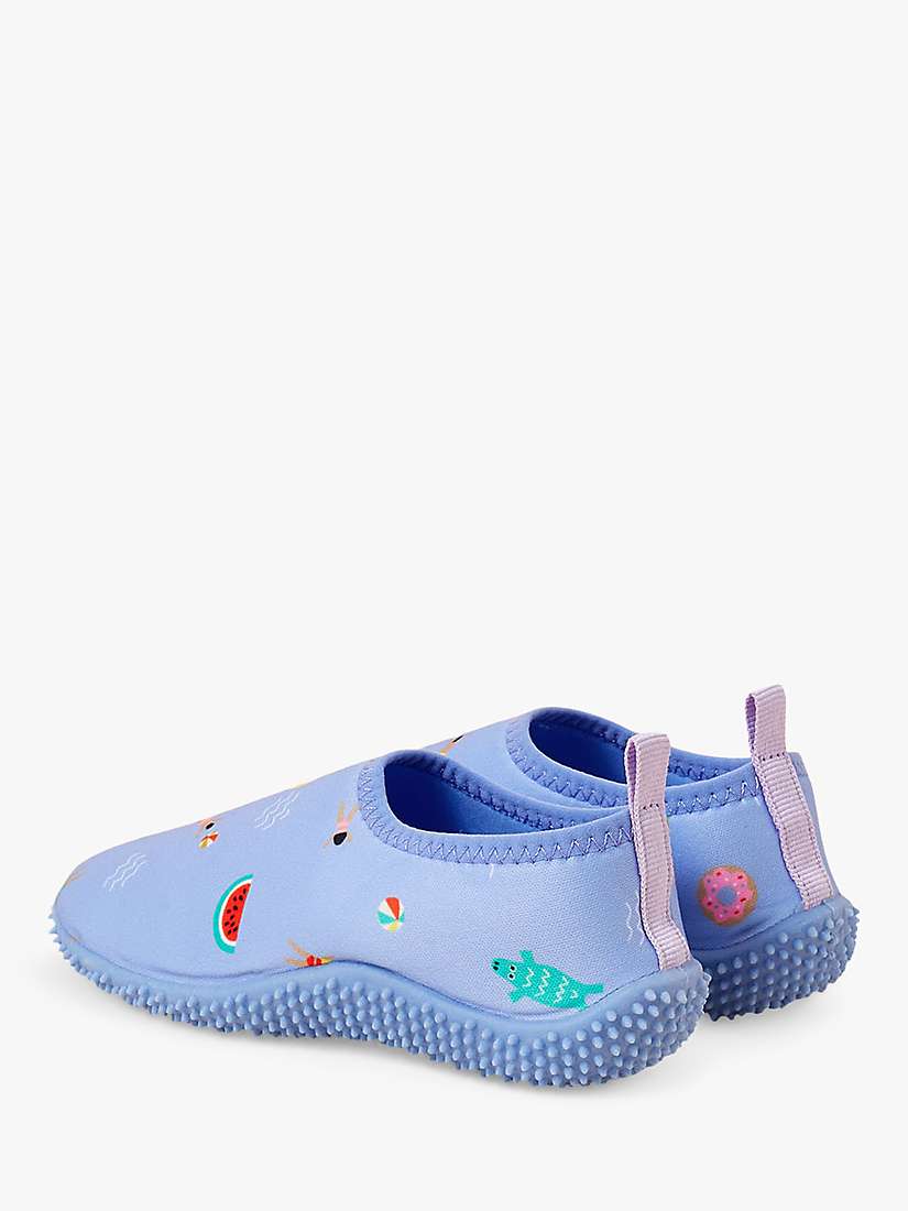 Buy Angels by Accessorize Kids' Funshine Swim Shoes, Blue/Multi Online at johnlewis.com