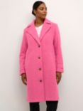 KAFFE Anne Long Coat, Pink