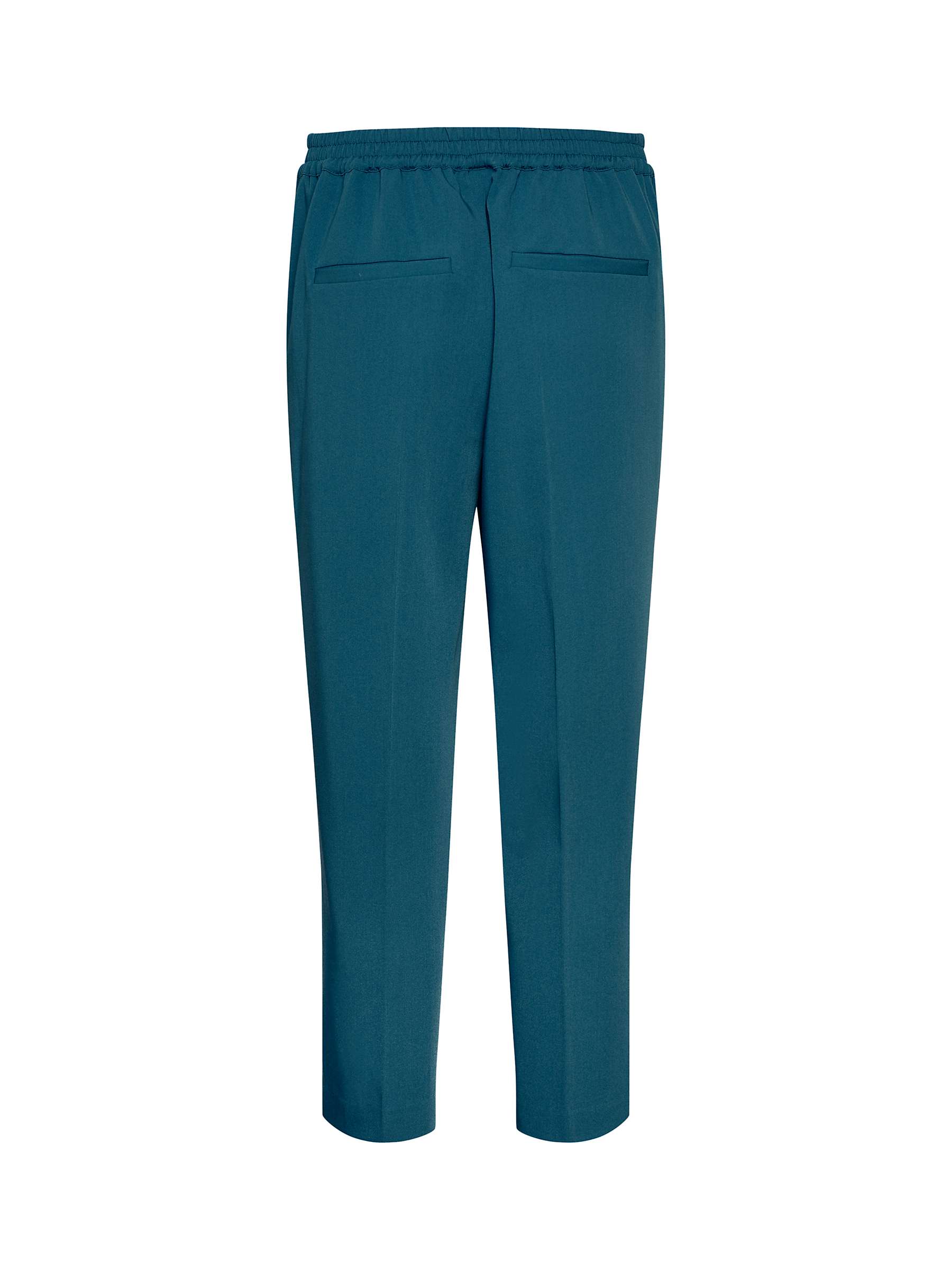 KAFFE Sakura Cropped Trousers, Legion Blue at John Lewis & Partners