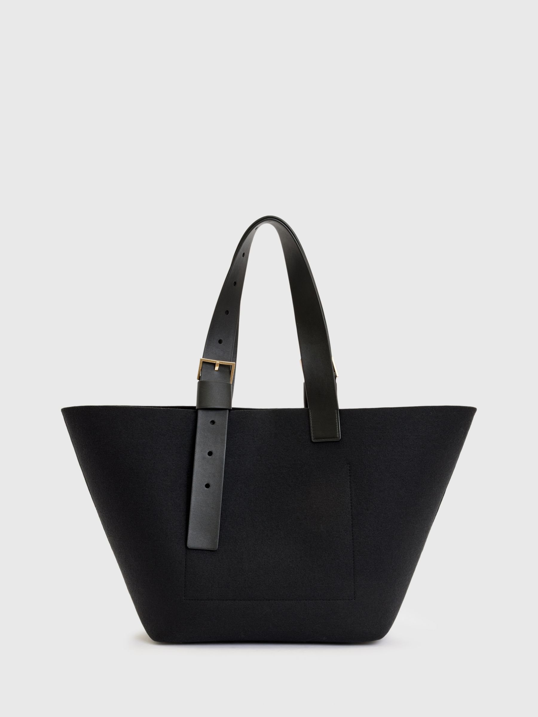 AllSaints Anik Tote Bag, Black at John Lewis & Partners
