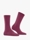 FALKE Soft Merino Wool Ankle Socks, 8236 Red Plum