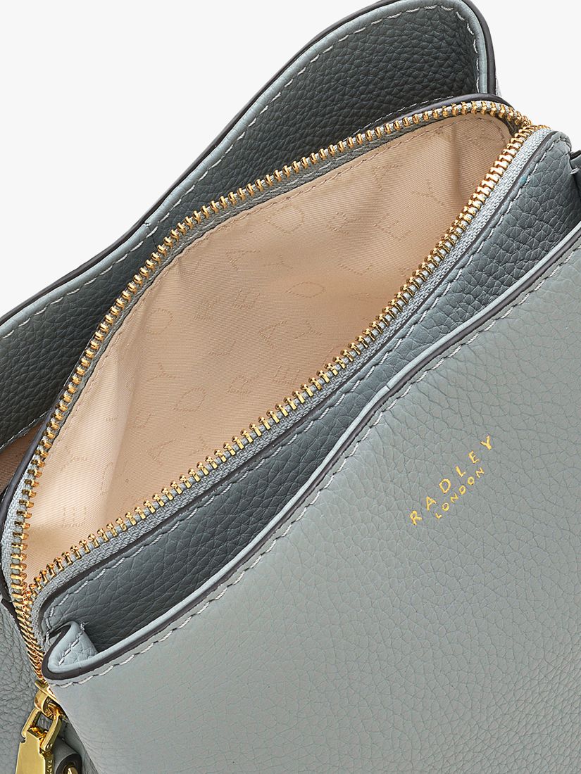Radley Dukes Place Leather Medium Crossbody Bag in Natural