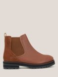 White Stuff Leather Chelsea Boots, Mid Tan