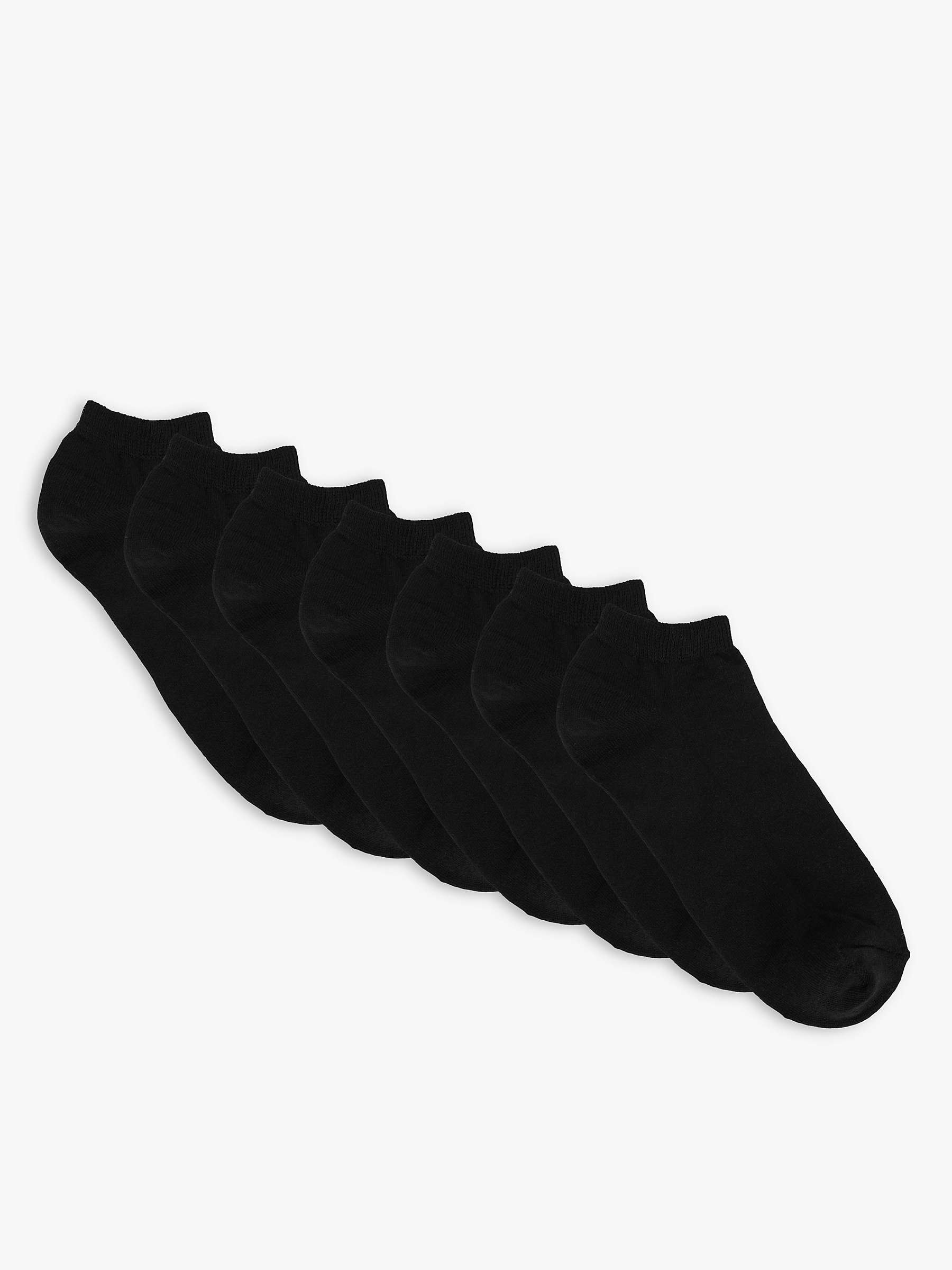 Buy John Lewis ANYDAY Men's Trainer Liner Socks, Pack of 7 Online at johnlewis.com