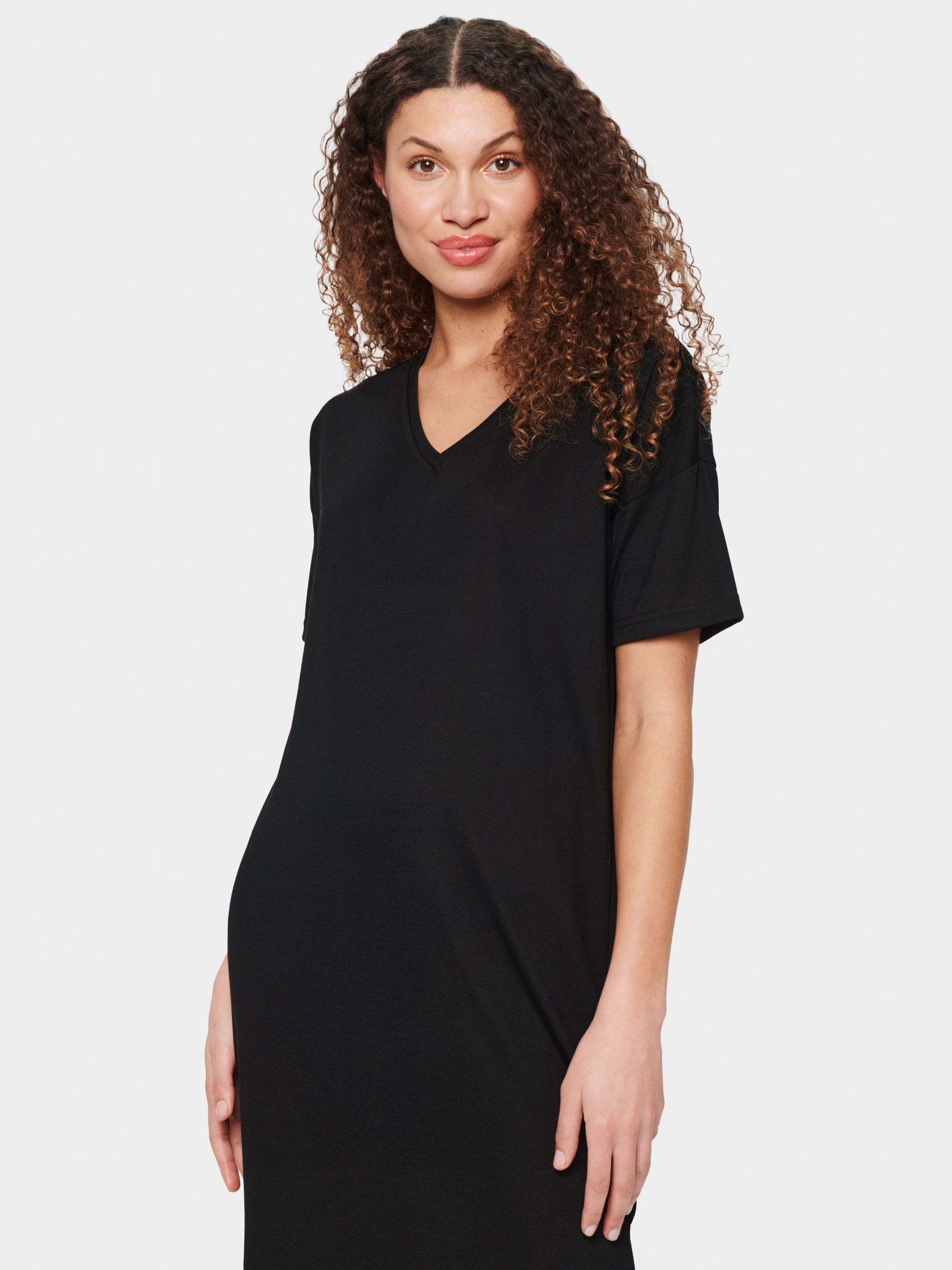 V neck t hot sale shirt midi dress