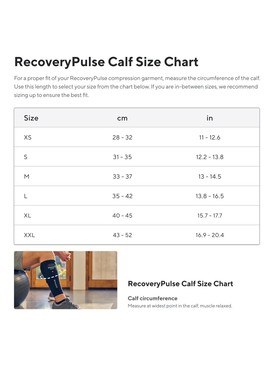 RecoveryPulse Calf Vibrating Compression Sleeve