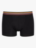 Paul Smith Colour Band Stretch Cotton Trunks, Pack of 3, Black