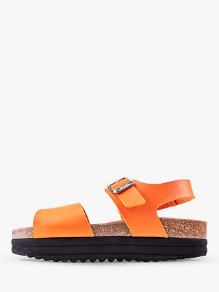 V.GAN Vegan Clove Footbed Sandals, Orange 