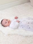 Aden + Anais Light Muslin Twinkle Baby Sleeping Bag, 1 Tog, White