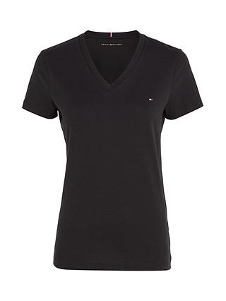 Tommy Hilfiger Heritage Cotton V-Neck T-Shirt, Masters Black