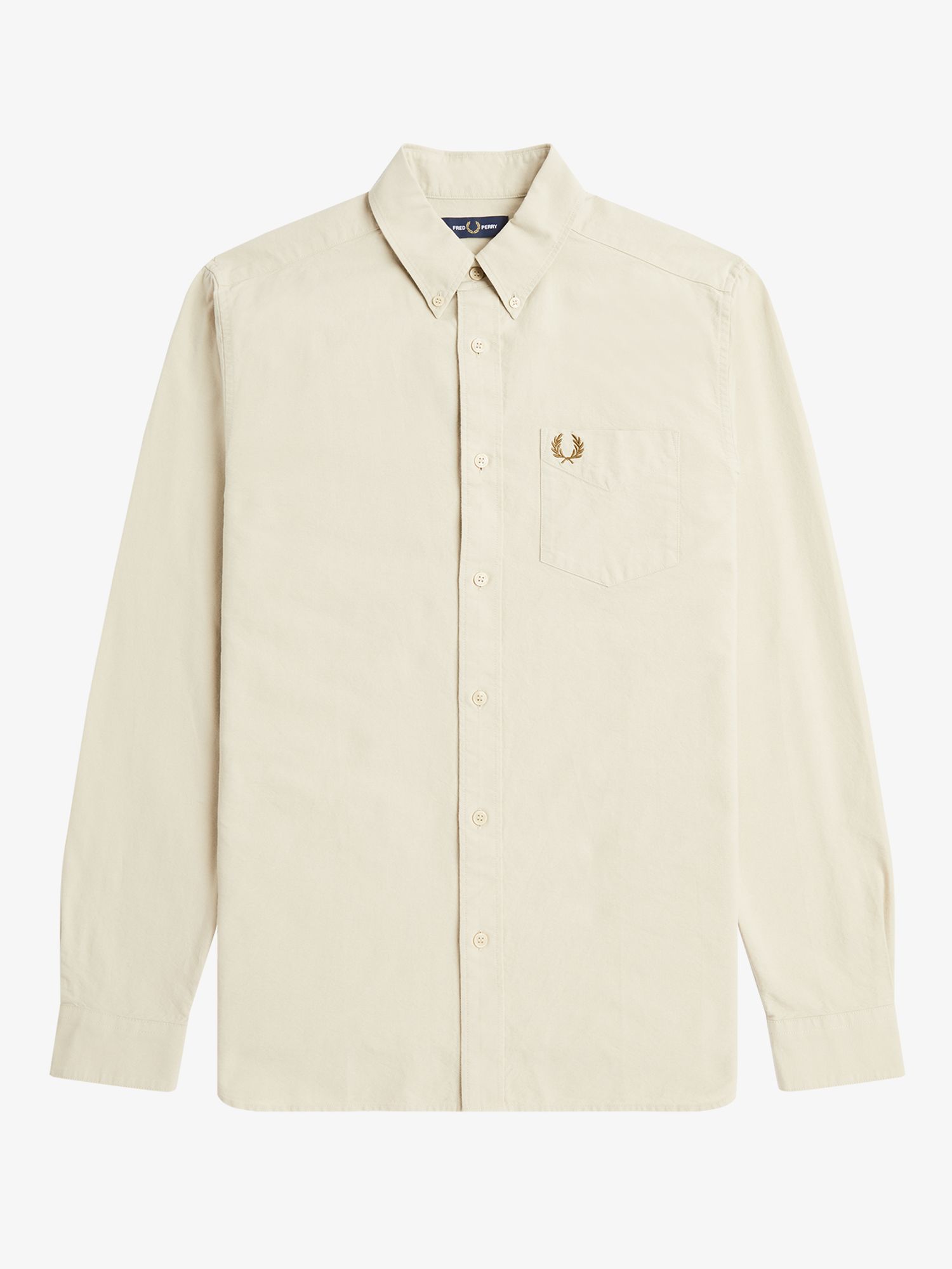 Fred Perry Oxford Shirt, Oatmeal, XXL
