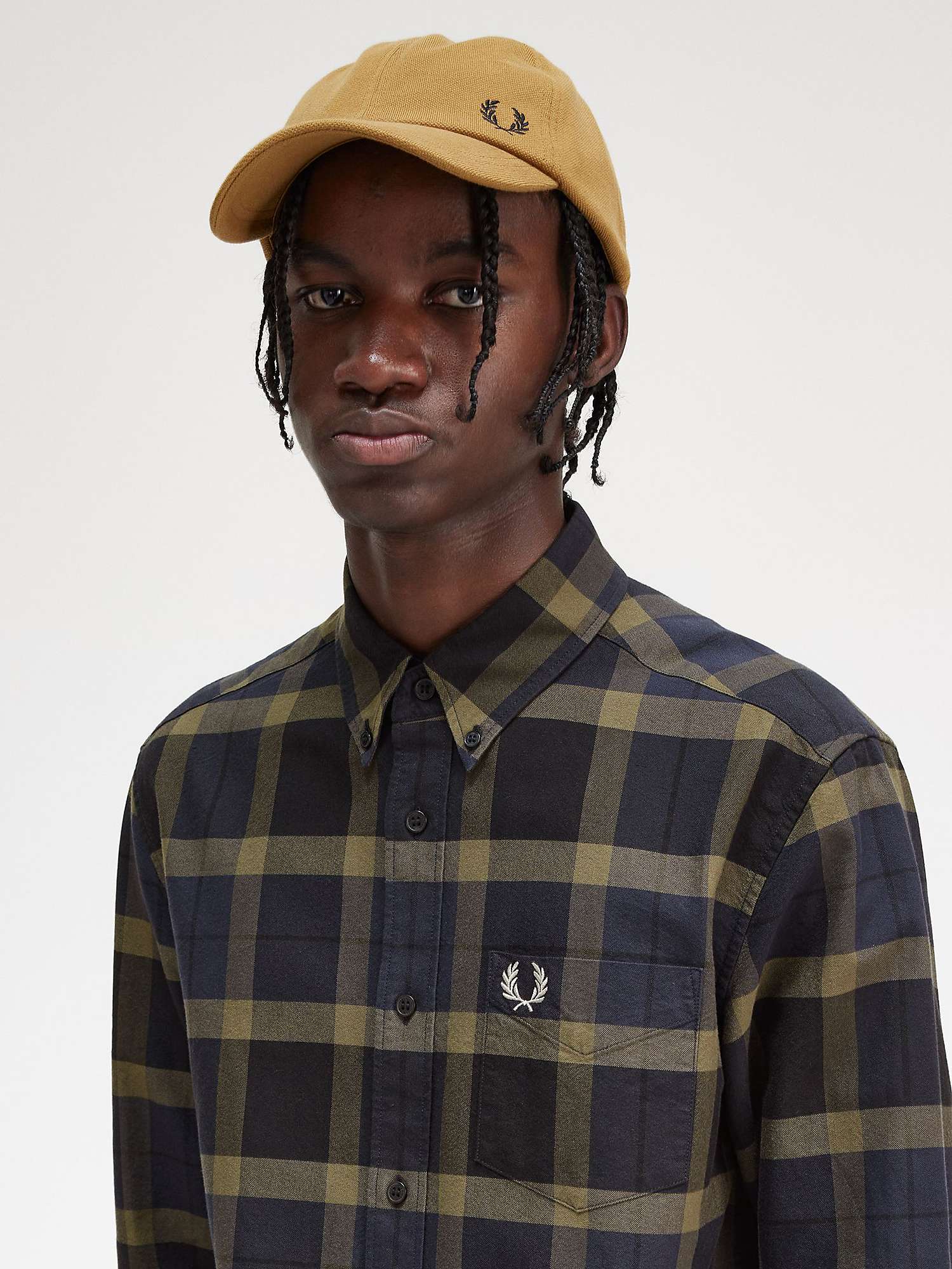Buy Fred Perry Tartan Oxford Shirt Online at johnlewis.com