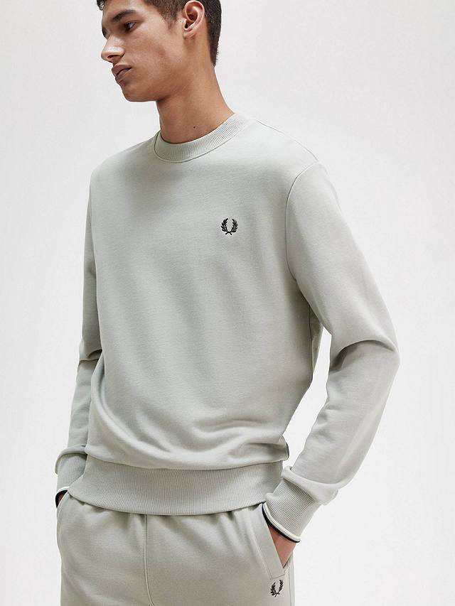 Fred Perry Crew Neck Jumper, Limestone