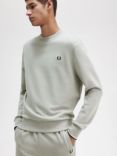 Fred Perry Crew Neck Jumper, Limestone
