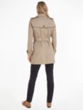 Tommy Hilfiger Heritage Short Trench Coat, Medium Taupe