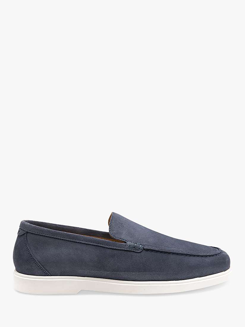 Buy Loake Tuscany Suede Loafers, Blue Online at johnlewis.com