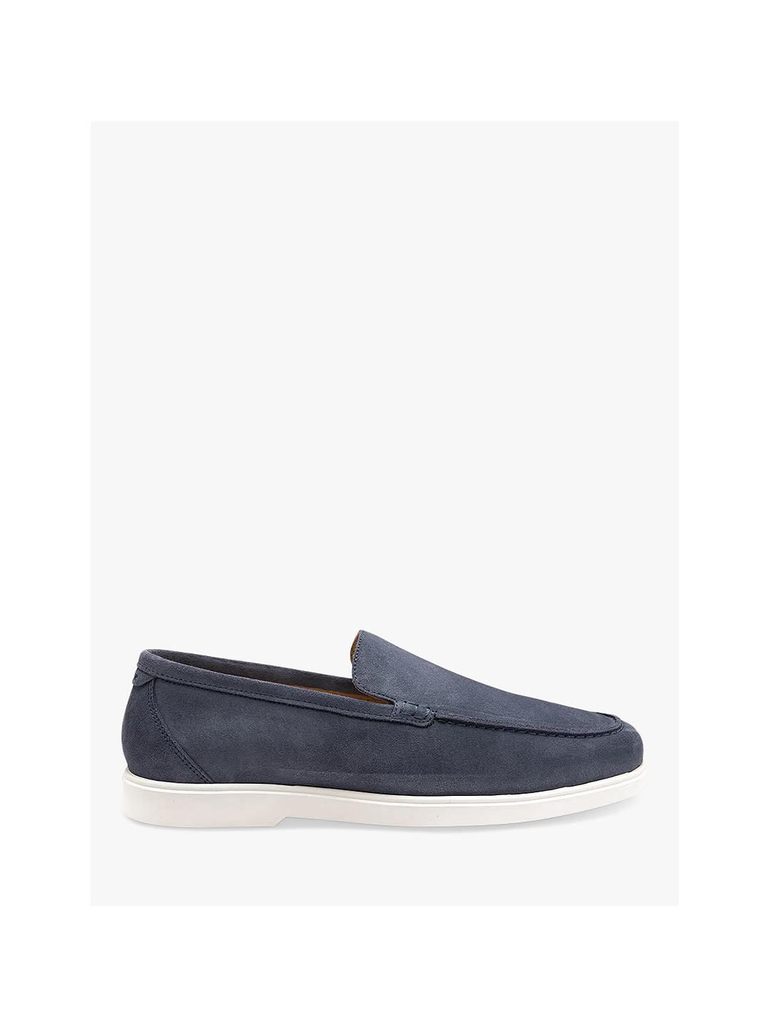 Loake Tuscany Suede Loafers, Blue