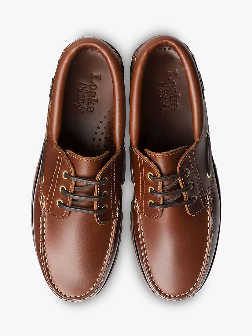 Buy Loake 522 Chunky Sole Deck Shoes, Brown Online at johnlewis.com