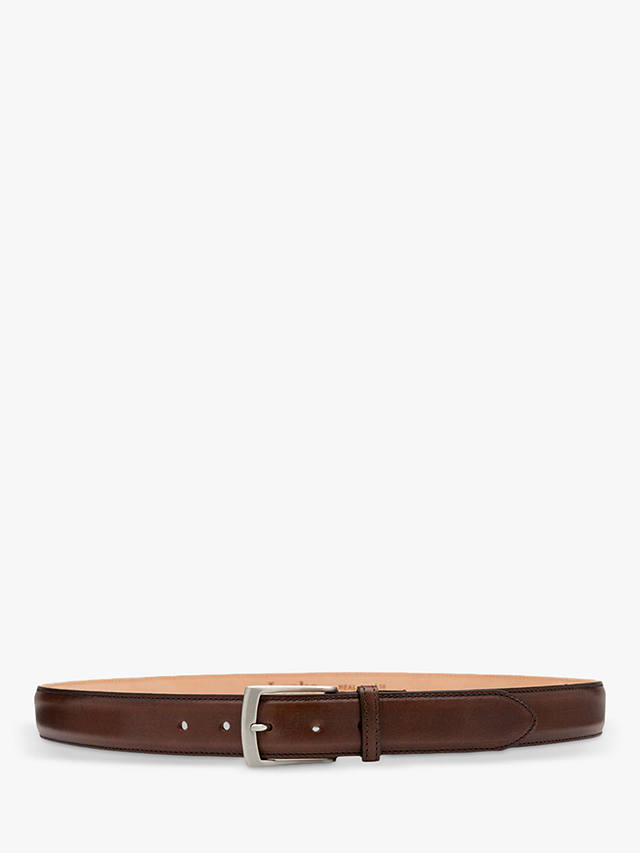 Loake Henry Leather Belt, Brown