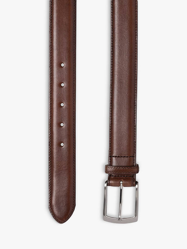 Loake Henry Leather Belt, Brown