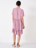 Crew Clothing Eva Floral Ruffle Dress, Multi/Pink
