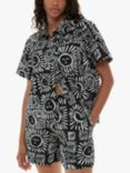 Whistles Sunman Print Short, Black/White