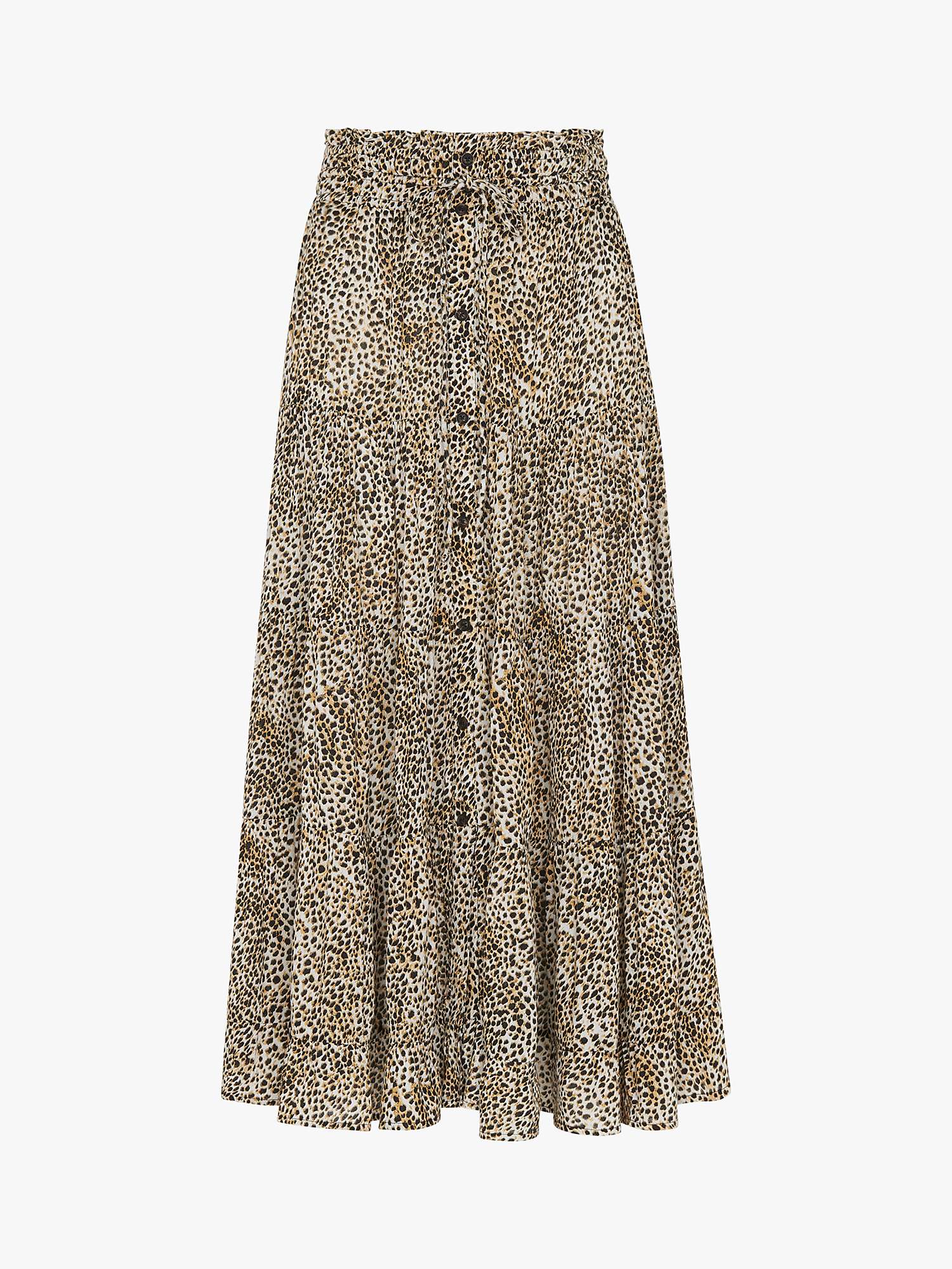 Buy Whistles Ink Spot Crinkle Skirt, Multi Online at johnlewis.com